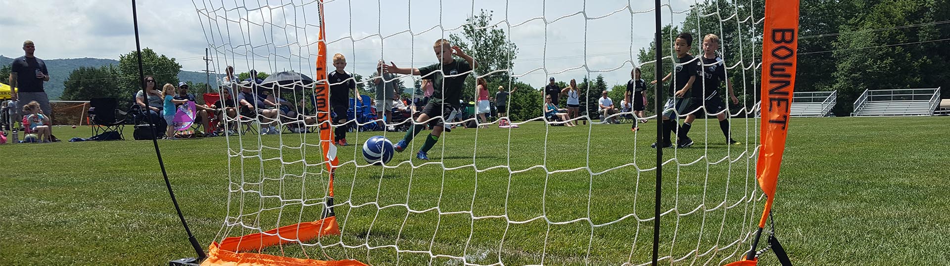 Player scores a goal